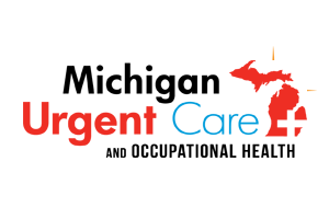 The logo of michi urgent care and occupational health