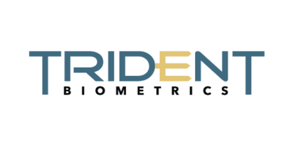The logo for trident biometrics.
