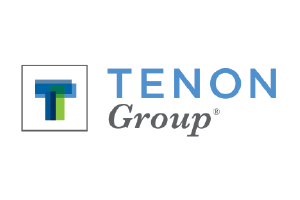 A logo of the company teno group